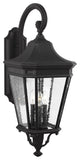Cotswold Lane Large Lantern, Black