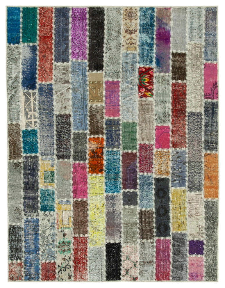 Rug N Carpet - Handmade Anatolian 6' 0" x 7' 10" Distressed Patchwork Area Rug