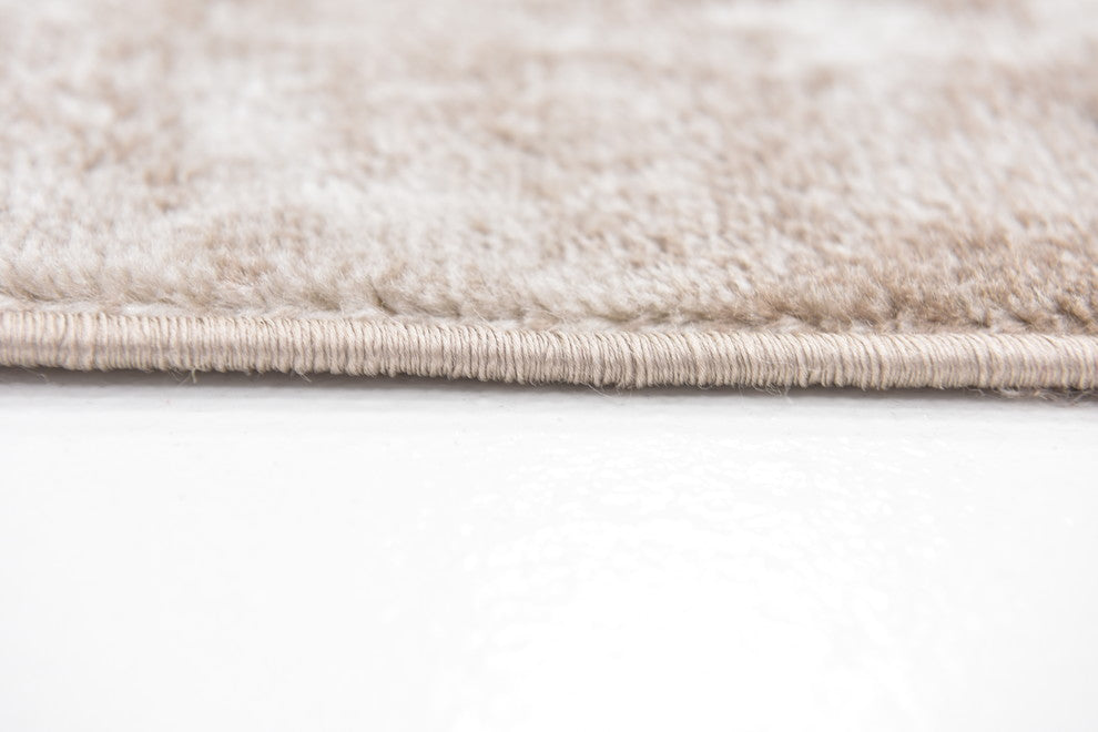 Unique Loom Brown Larvotto Sofia 6' 0 x 6' 0 Square Rug