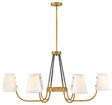 Aston LED Linear Pendant, Heritage Brass