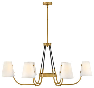 Aston LED Linear Pendant, Heritage Brass