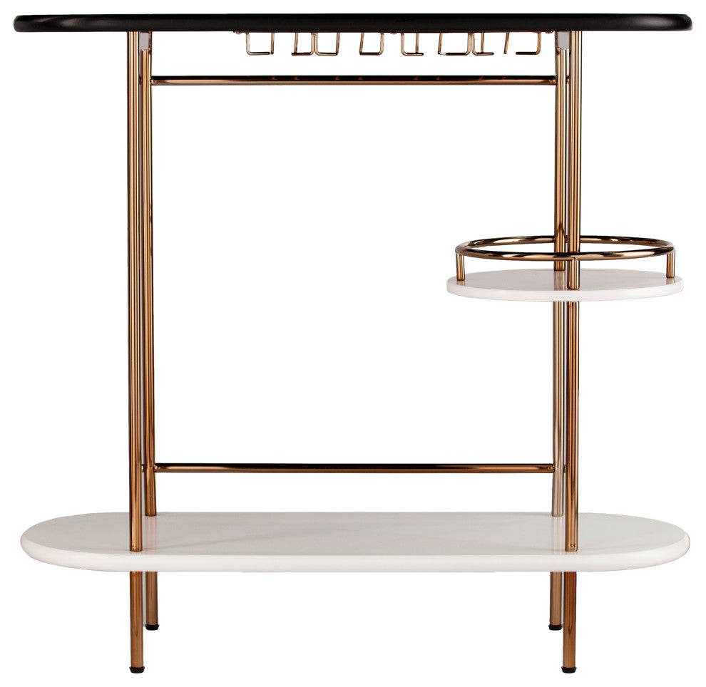 Vera Wine/ Bar Table w/ Glassware Storage
