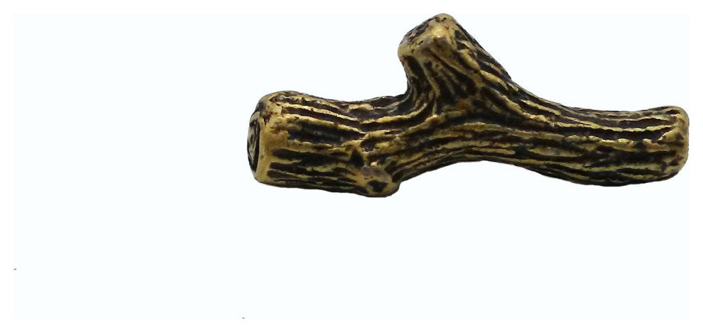 Twig Knob, Brass