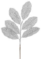 Vickerman L154207 22" Silver Glitter Magnolia Artificial Christmas Spray