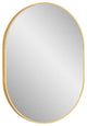 Vera Modern Rose Gold 24"Wx32"H Oval Mirror