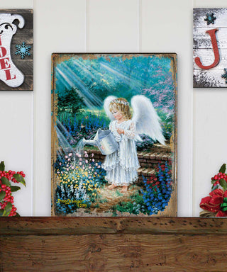 An Angels Gift Wooden Block, 24 X 18