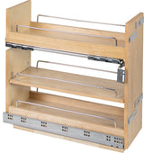 8 Inch "No Wiggle" Under Drawer Base Cabinet Pullout Built on Soft-close Slides