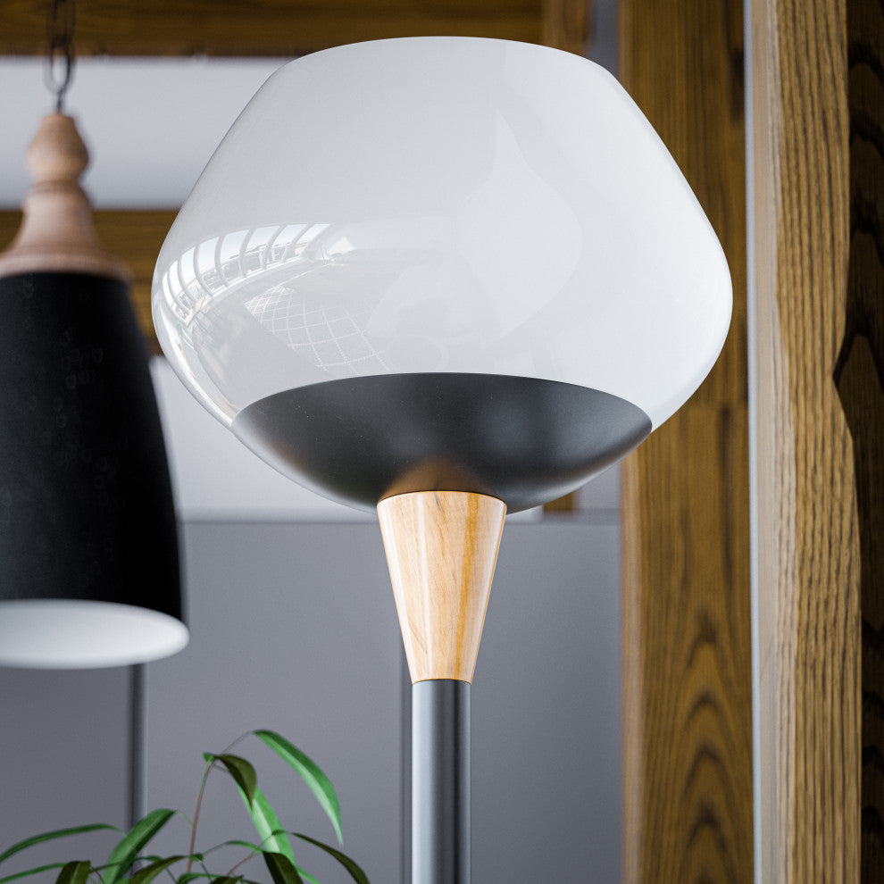 Kenroy 34355ORB 1-Light Torchiere, Edwin