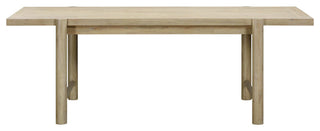 Gata Light Teak Outdoor Rectangular Dining Table