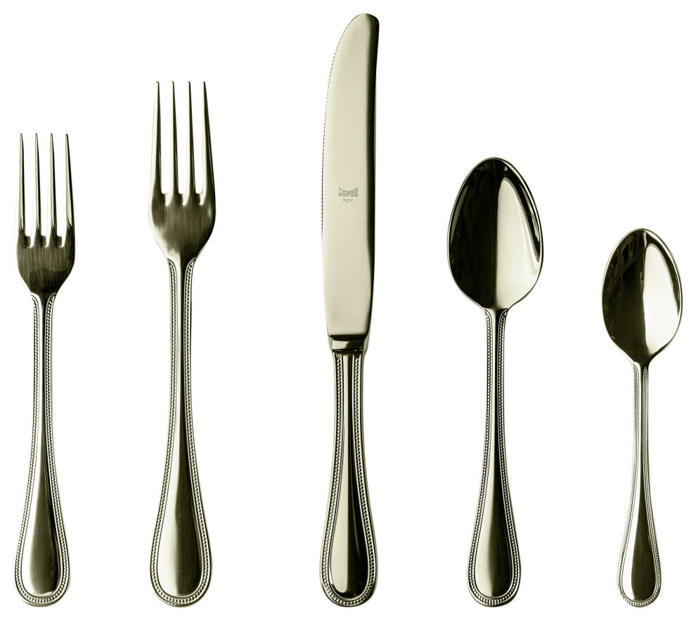 Perla Flatware Set, Champagne, 5 Pcs.