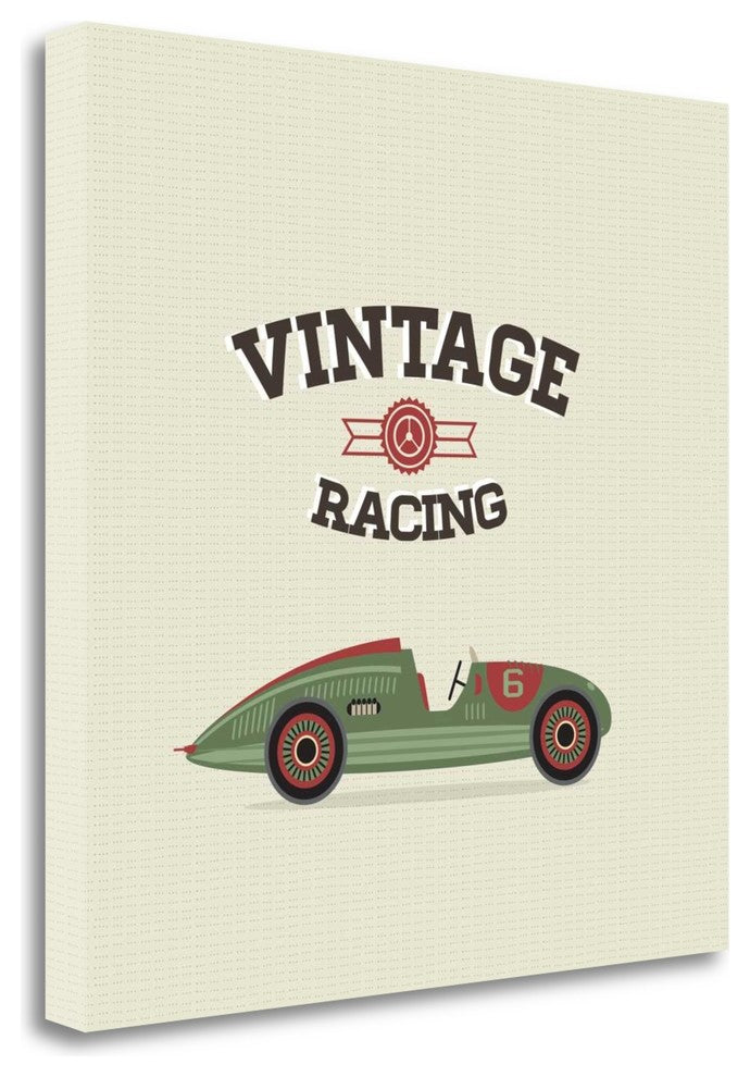 "Vintage Racing 3" By Graphinc Studio, Giclee Print on Gallery Wrap Canvas