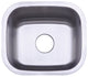 Gourmetier Undermount Single Bowl Bar Sink, Brushed