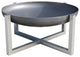 Quadra Fire Pit Rusting Stainless Steel Modern Contemporary Fireplace Fire Bowl