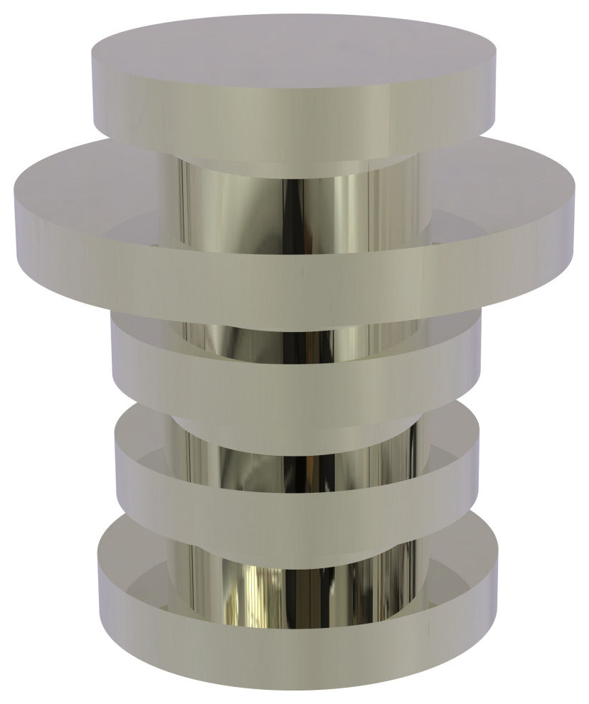 Designer Cabinet Knob, Polished Nickel