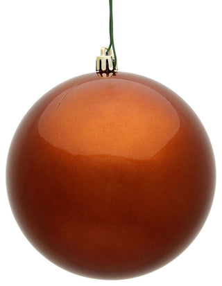 Vickerman N591588DCV 6" Copper Candy Ball Ornament