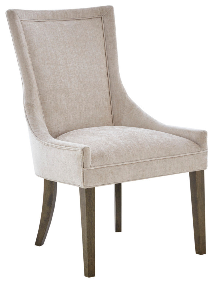 Madison Park Signature Ultra All-Over Welting, Cream, Dining Chairs, Set of 2