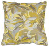 24"x24" Pacifica Lounge Throw Pillow by Astella, Dewey Yellow