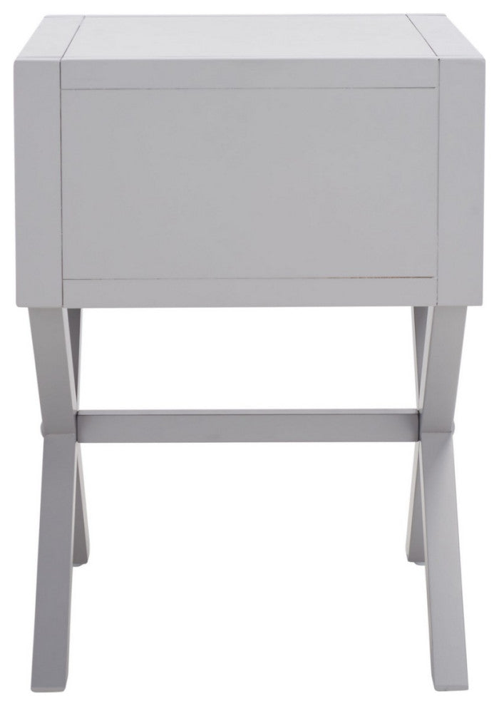 Safavieh Odilia 1 Drawer Nightstand, Grey