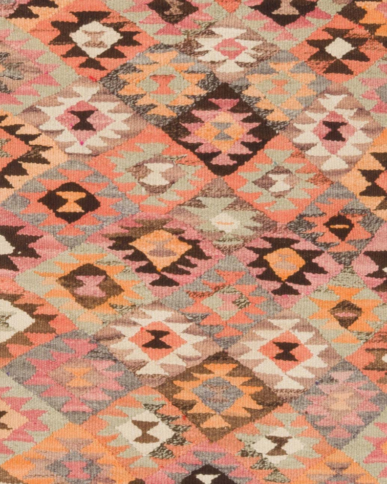 Vintage Turkish Kilim Runner 3' 1" x 10' 1", 37 in. x 121 in.