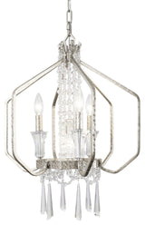 Varaluz 270P04 Barcelona 4 Light 18"W Crystal Taper Candle Single - Transcent