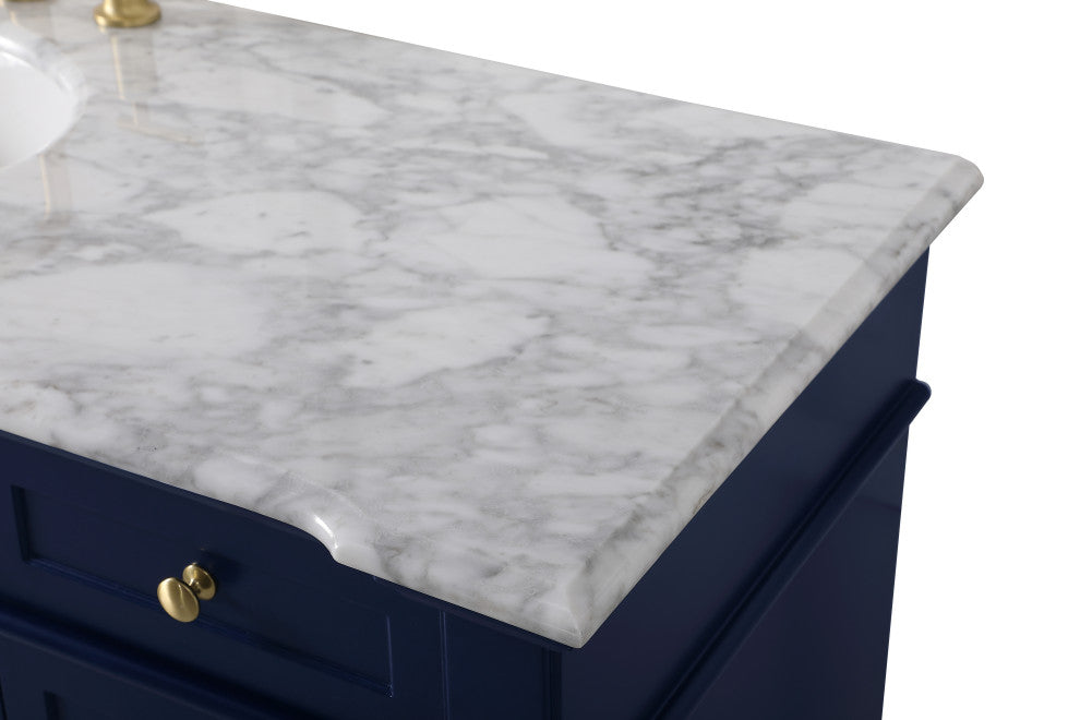 Weston Single Bathroom Vanity Set, Blue, 60