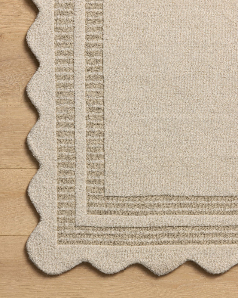 Chris Loves Julia x Loloi Scottie Ivory / Grey 2'-3" x 3'-9" Runner Rug