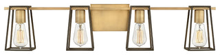 Hinkley Filmore Large Four Light Vanity, Heritage Brass