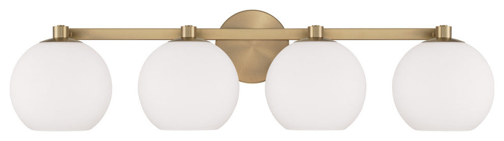 Capital Lighting 152141-548 Ansley 4 Light 31"W Vanity Light - Matte Black