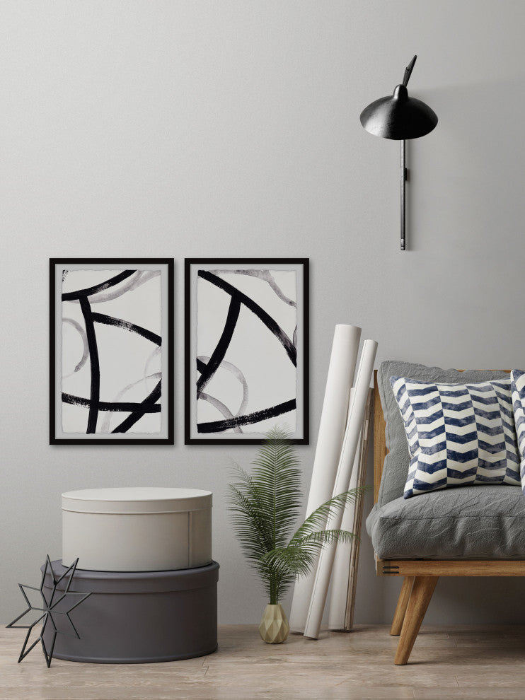Winding Trails Diptych, Set of 2, 20x30 Panels