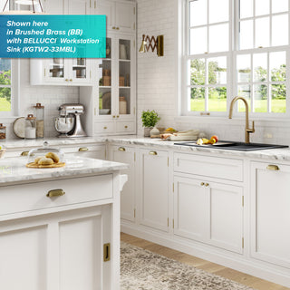 Oletto Pull-Down 1-Hole Kitchen Faucet, Spot Free Stainless Steel