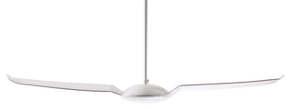 Modern Fan Ic/Air 2 Blade 56" Fan, Gloss White With Remote