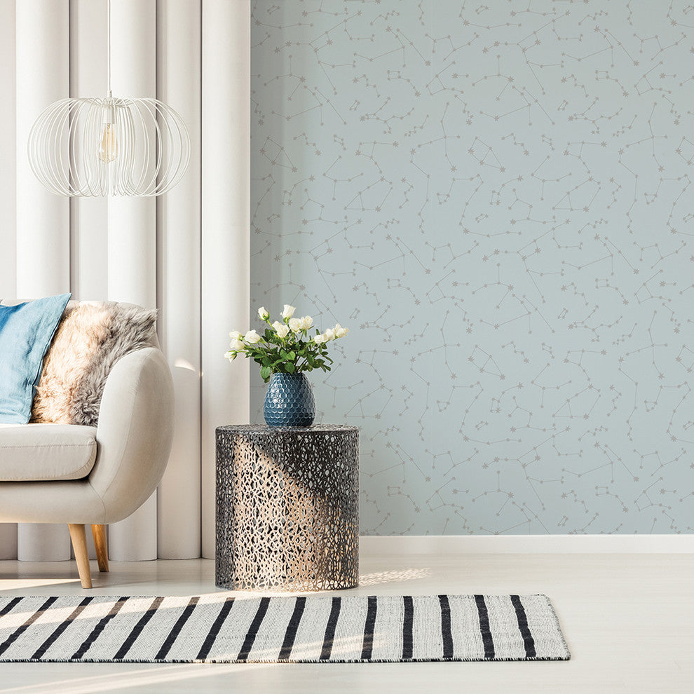 Constellations Powder Peel and Stick Wallpaper