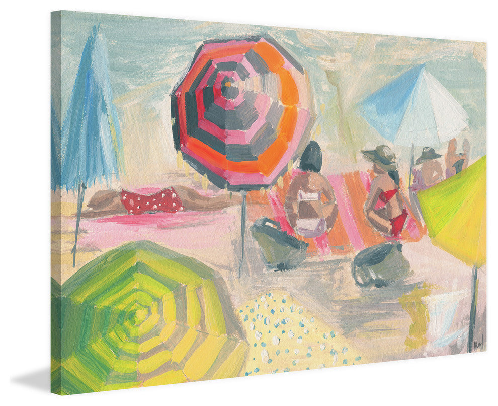 "Relaxation" Painting Print on Wrapped Canvas, 36"x24"