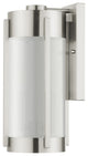 Livex Lighting Sheridan 2 Light Brushed Nickel Medium Outdoor Wall Lantern
