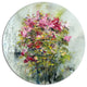 Bouquets Of Roses Painting Art, Floral Disc Metal Artwork, 38"