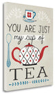 "Cup Of Tea" By Oliver Towne, Giclee Print on Gallery Wrap Canvas, Ready to Hang