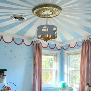 Crystorama Lighting Group ODE-700 Odelle 4 Light 14"W Pendant / - Black /