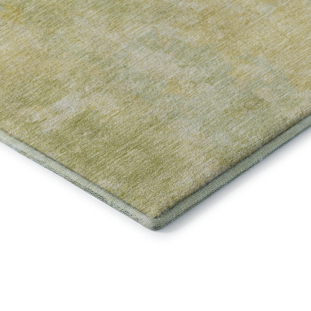 Premium Machine Washable Mayfield AMF573 Gold 3' x 5' Rug