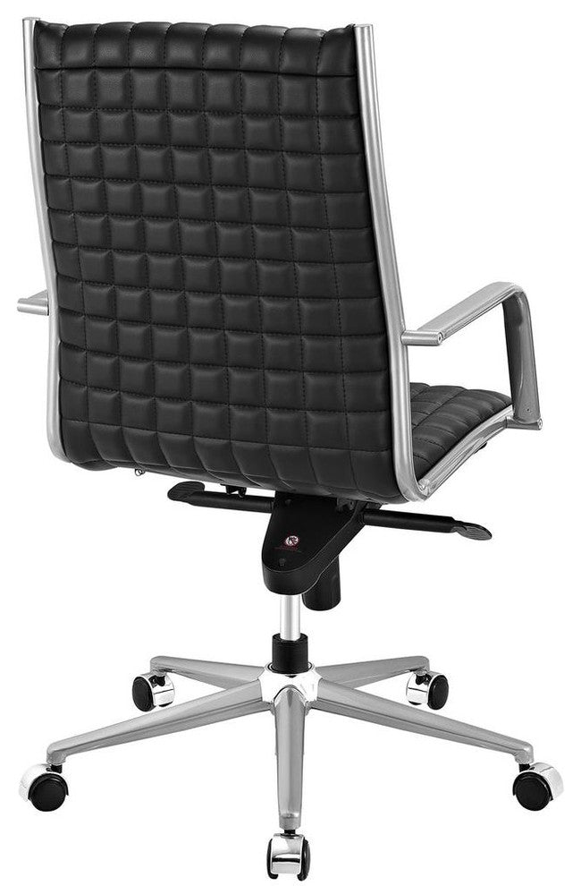 Black Pattern Highback Office Chair