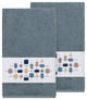 Khloe 2 Piece Embellished Bath Towel Set
