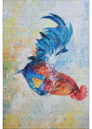 Addison Premium Washable Mayfield AMF156 Multi 5' x 7'6" Rug