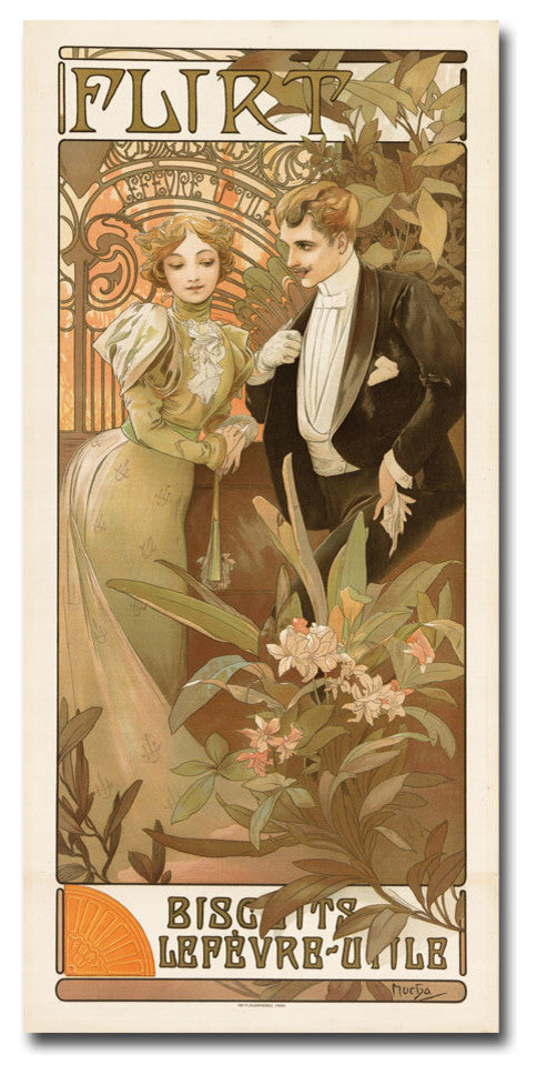 ''Flirt'' Canvas Art