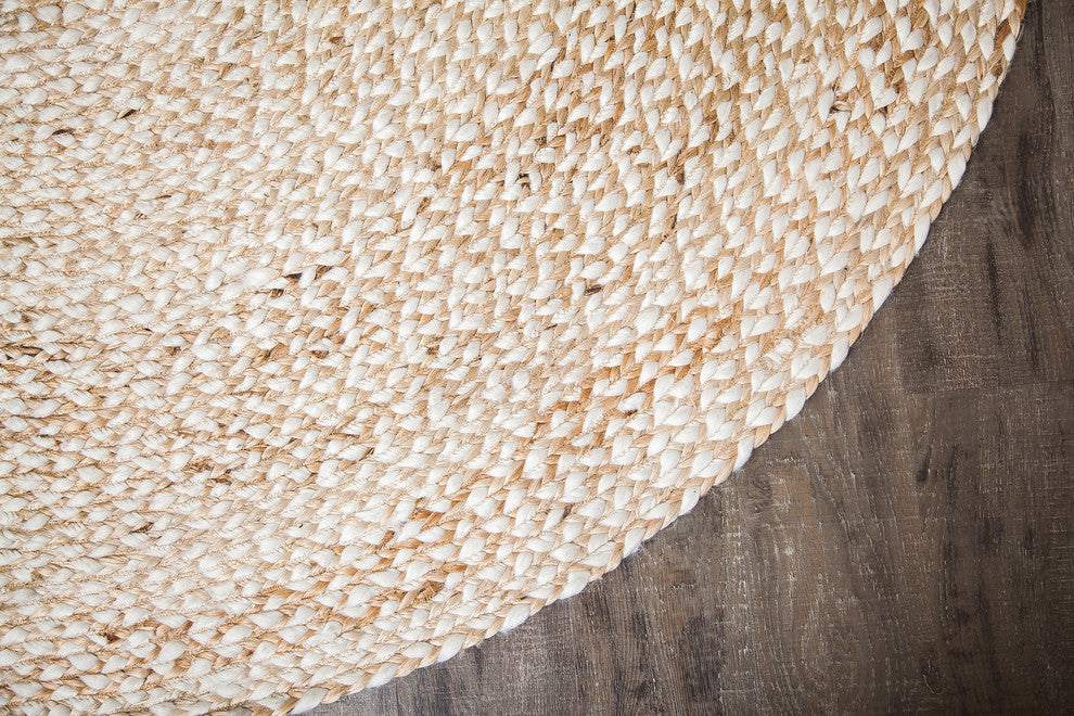 Speckled Hen Round Rug, 6'