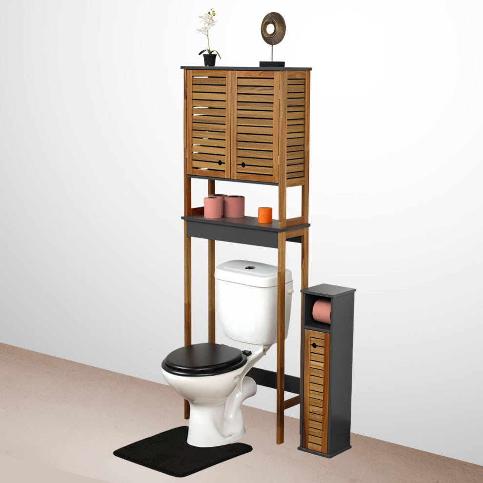 Over The Toilet Storage Cabinet, Space-Saving Bathroom Storage Cabinet, Elements 2