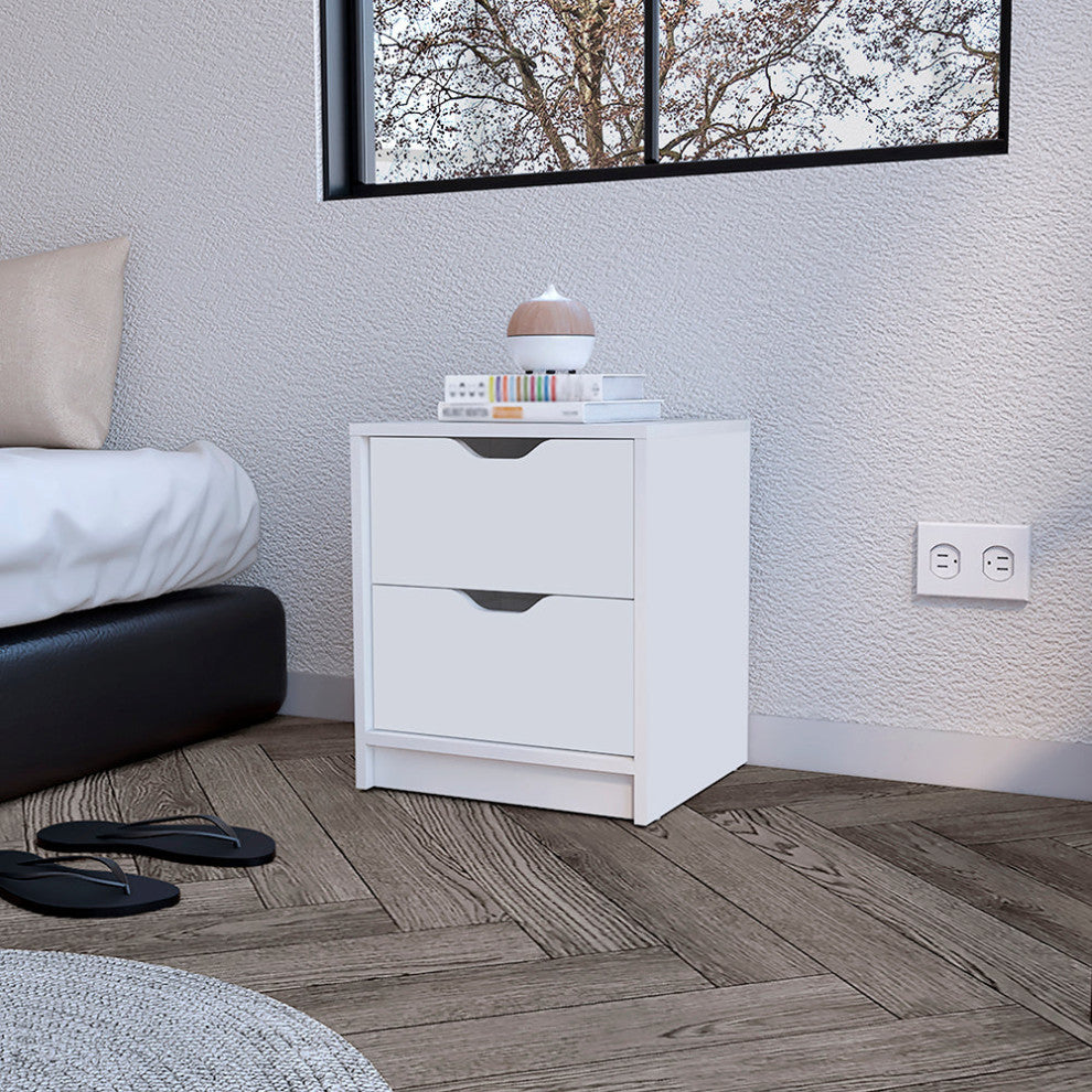 Nightstand Gandu, Bedroom, White