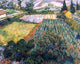 Vincent Van Gogh A Field With Poppies, Gallery Wrapped Canvas Print, 20"x25"