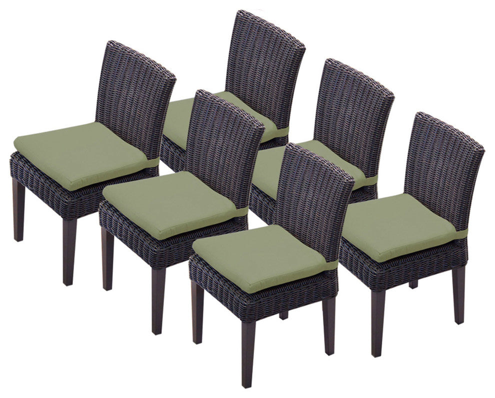 6 Venice Armless Dining Chairs