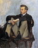 Jean Frederic Bazille Portrait of Renoir, Gallery Wrapped Canvas, 20"x25"