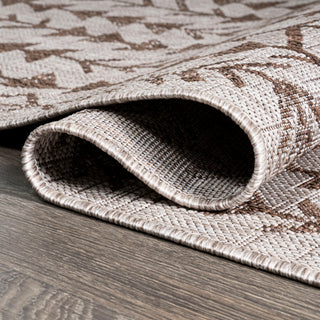 Tokay Bohemian Geometric Indoor/Outdoor Area Rug, Beige/Brown, 3' x 5'