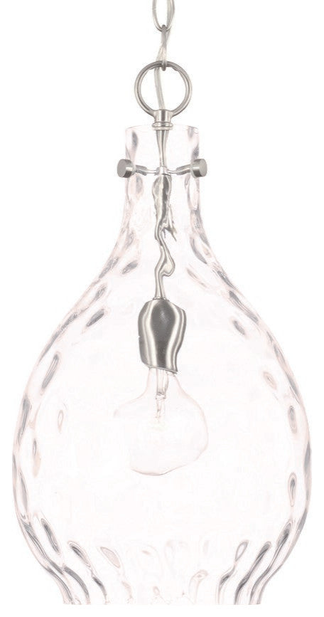 Capital Lighting 349012 Brentwood 10"W Mini Pendant - Brushed Nickel